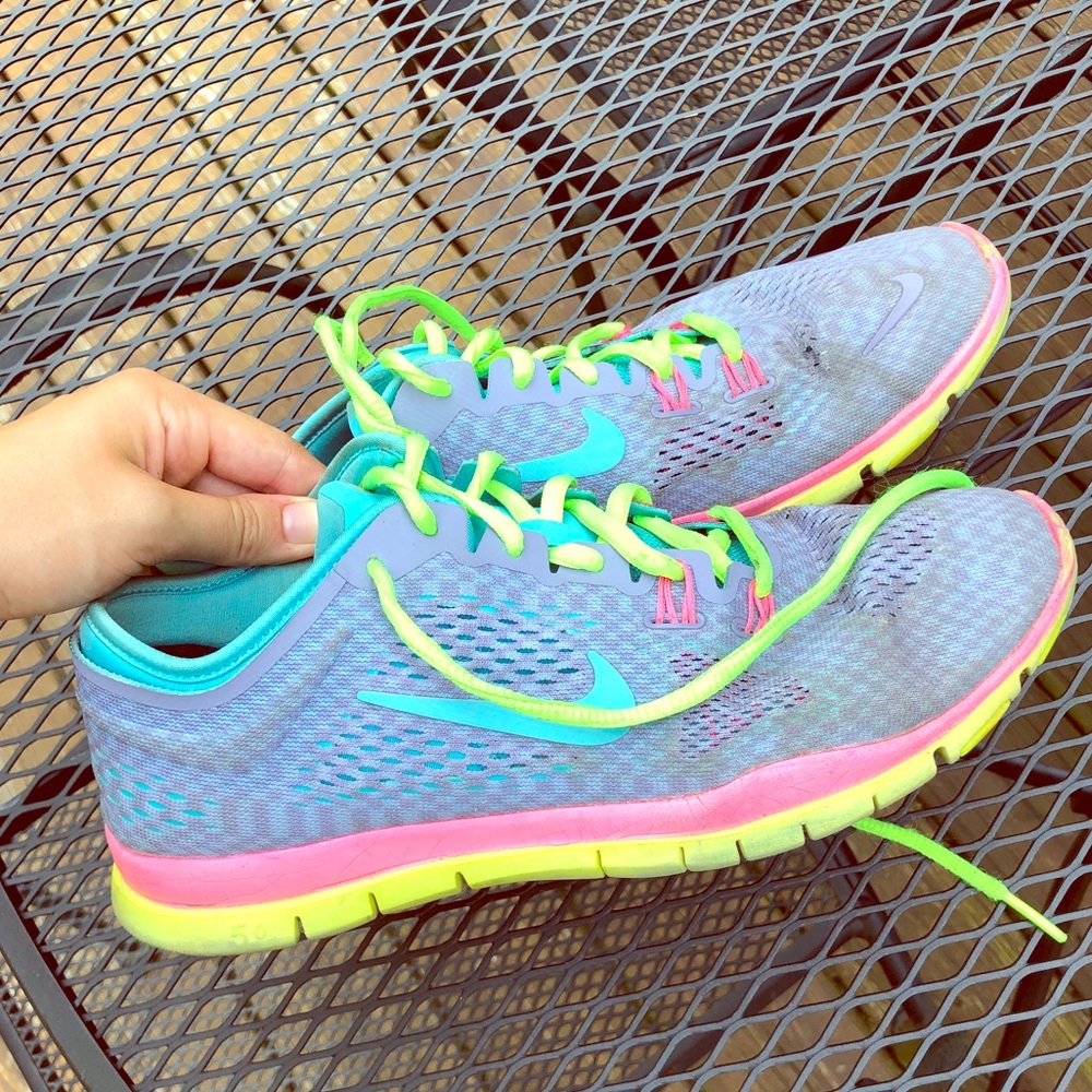 Custom ID Nike Rainbow Shoes